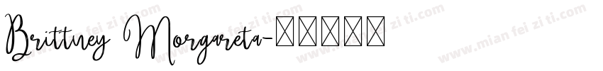 Brittney Morgareta字体转换